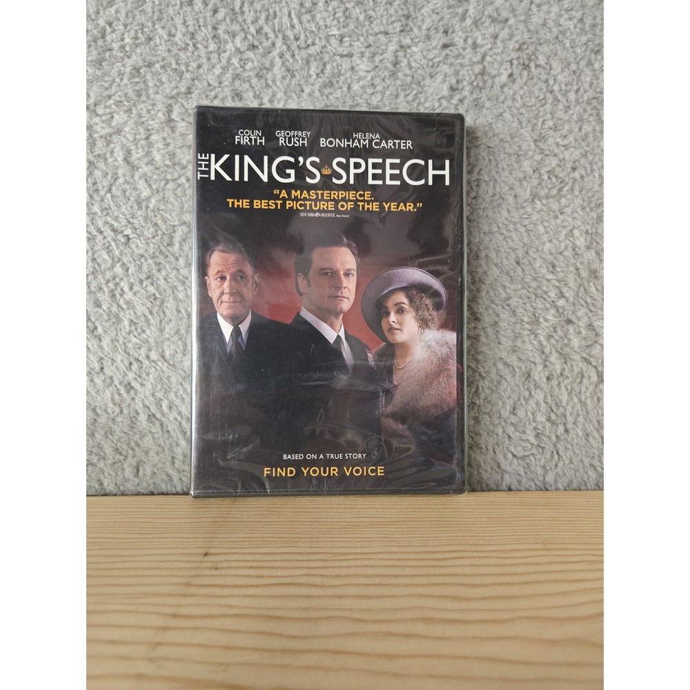 The King's Speech DVD NEW Sealed Colin Firth Geoffrey Rush Oscar Winner